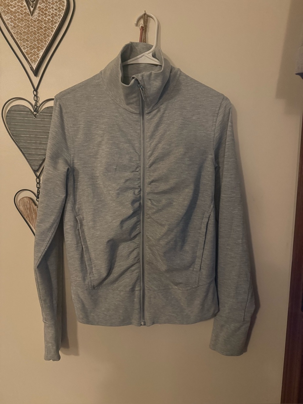 Lululemon Light Gray Women's Zip-Up Jacket